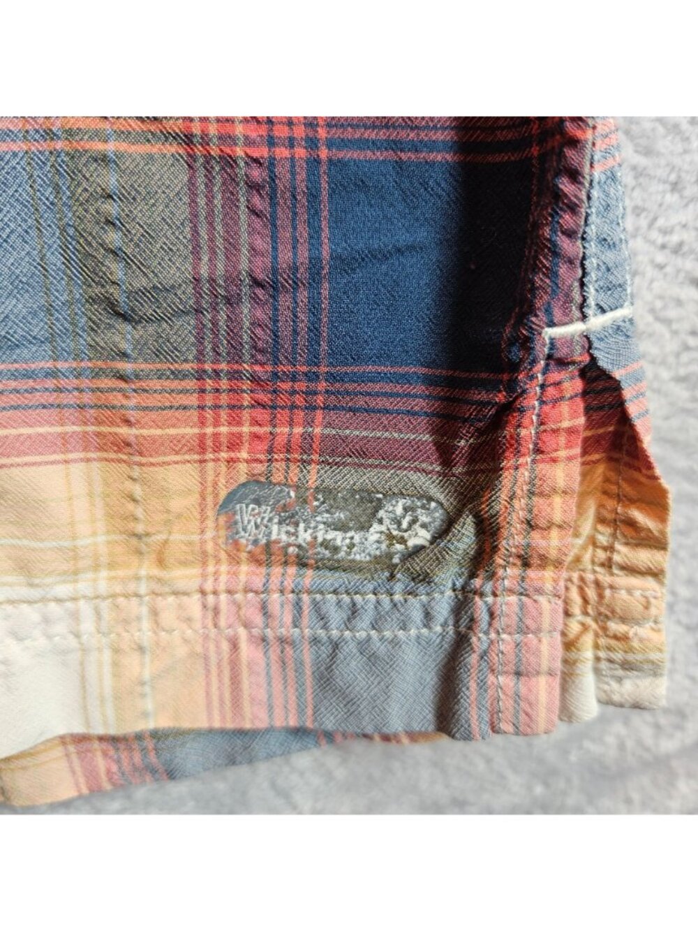 Ascend Plaid Short Sleeve Button Shirt Vented Mens L Breathable office outdoor - Picture 12 of 14